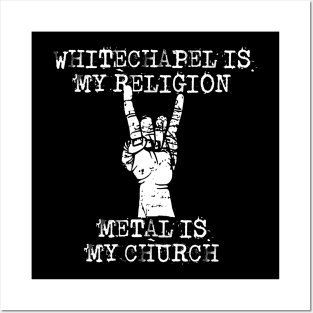 whitechapel my religion Posters and Art